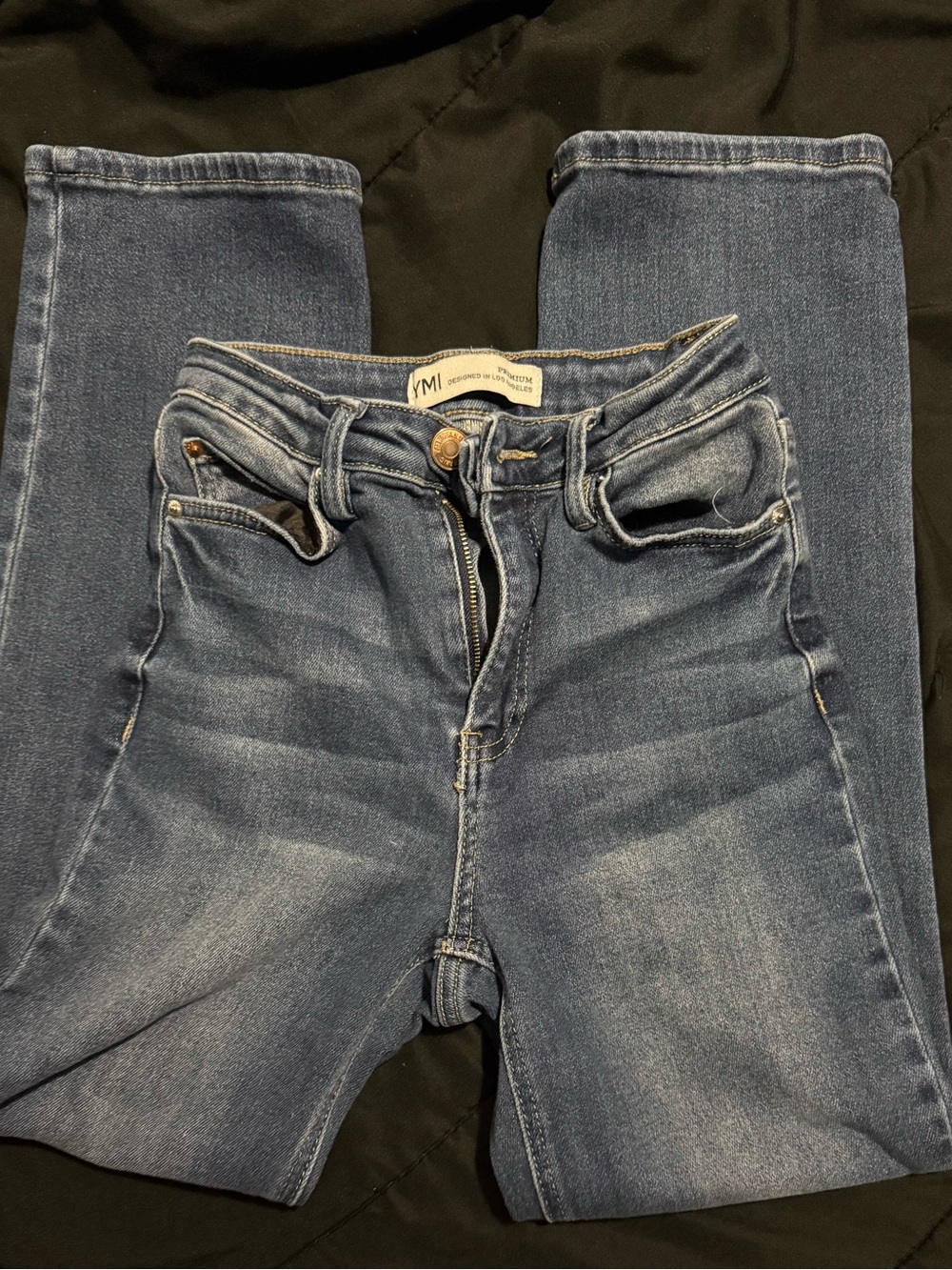 YMI Premium High Rise Skinny Jeans Medium Wash Size 3/26